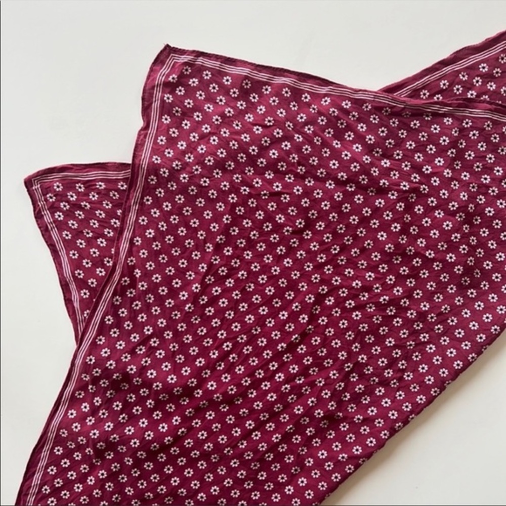 NEW Madewell silk bandana red